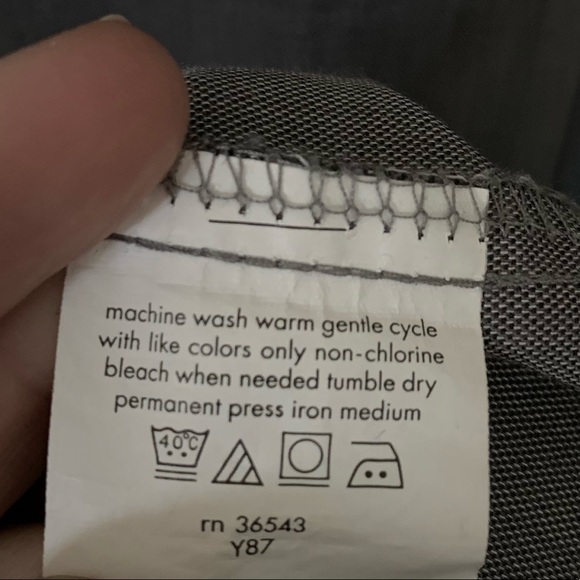 Kenneth Cole Slim Fit Button Up Shirt Size 17 - Picture 6 of 6